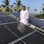 ld solar customer with panel